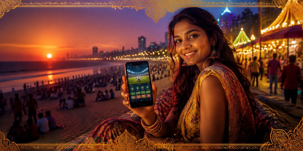 Evening mobile betting scene with cricket and casino users in Chennai market